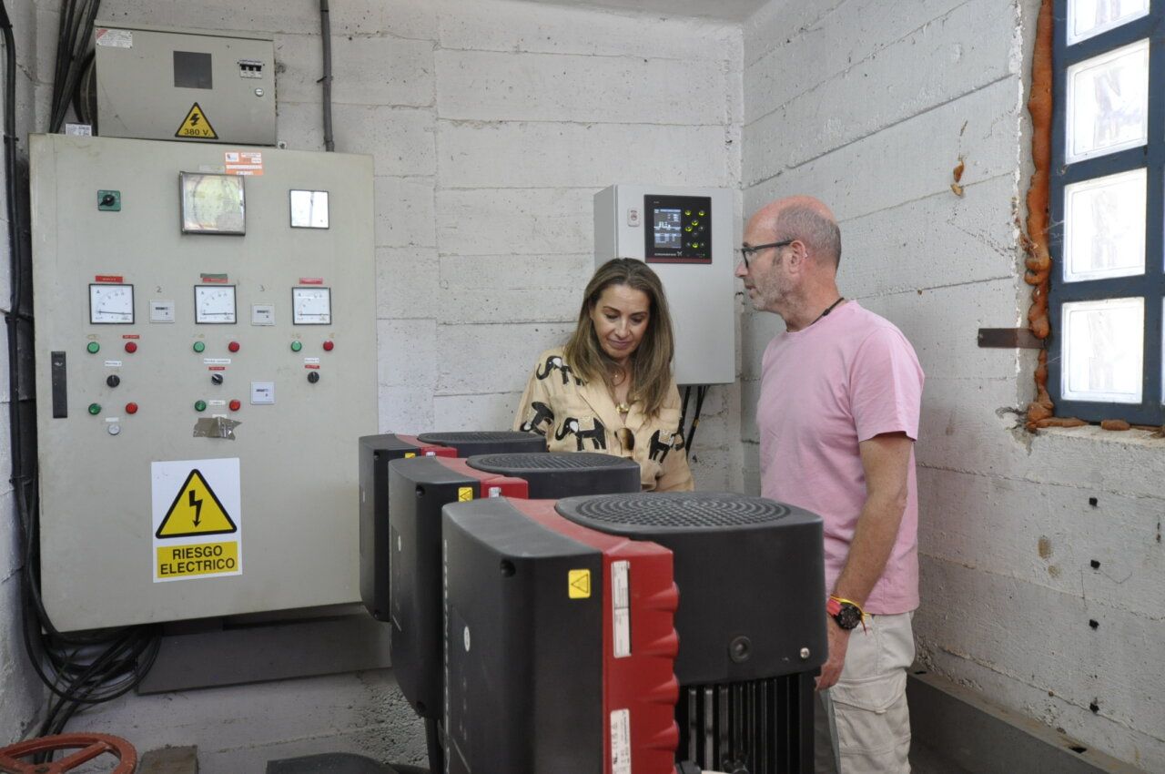 Instalación del nuevo sistema de bombeo de agua en Santa Marta de Tormes