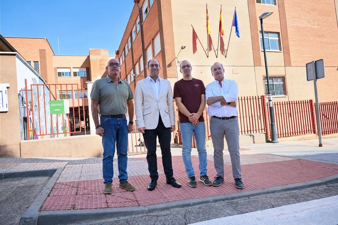 Alcalde y delegados presentan mejoras en colegios de Ciudad Rodrigo