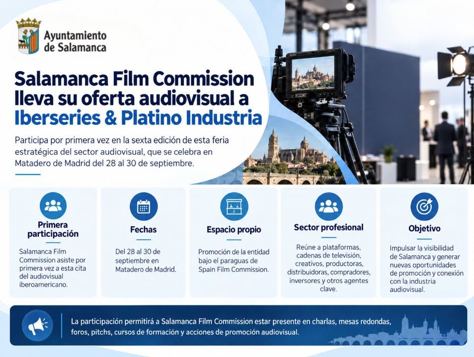Presentación de la Film Commission de Salamanca en Iberseries y Platino