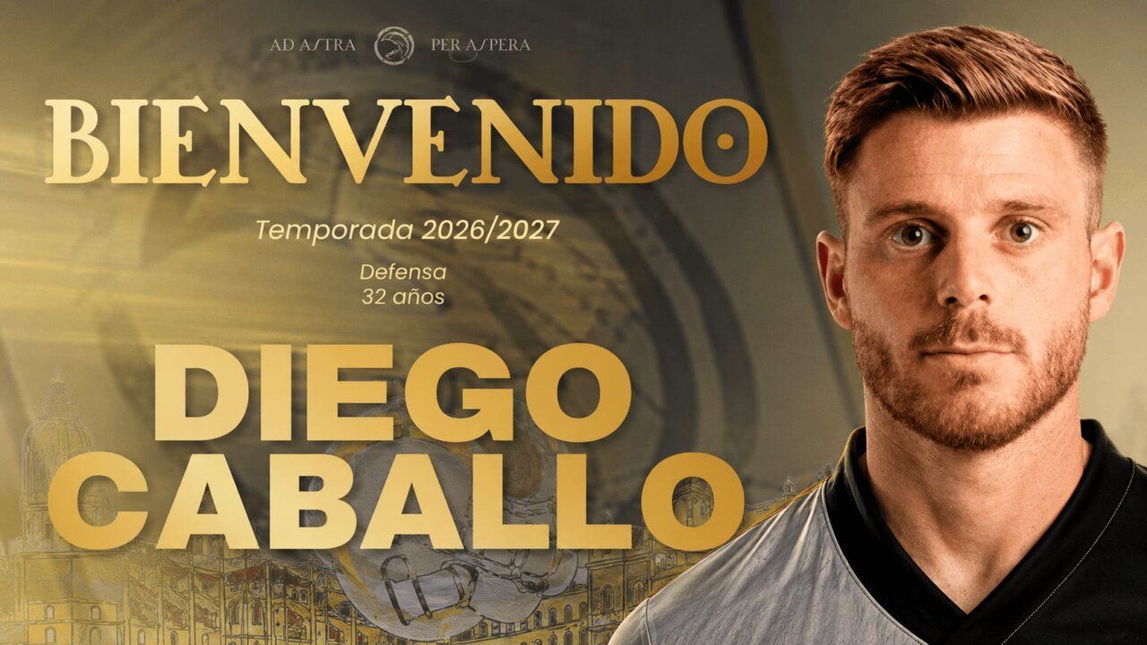 Diego Caballo, nuevo jugador del Unionistas CF, defensa de 32 años.