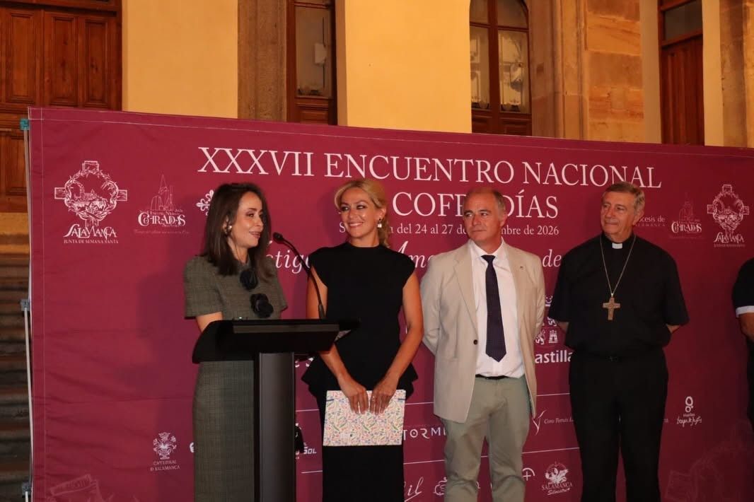 Acto inaugural del XXXVII Encuentro Nacional de Cofradías en Salamanca