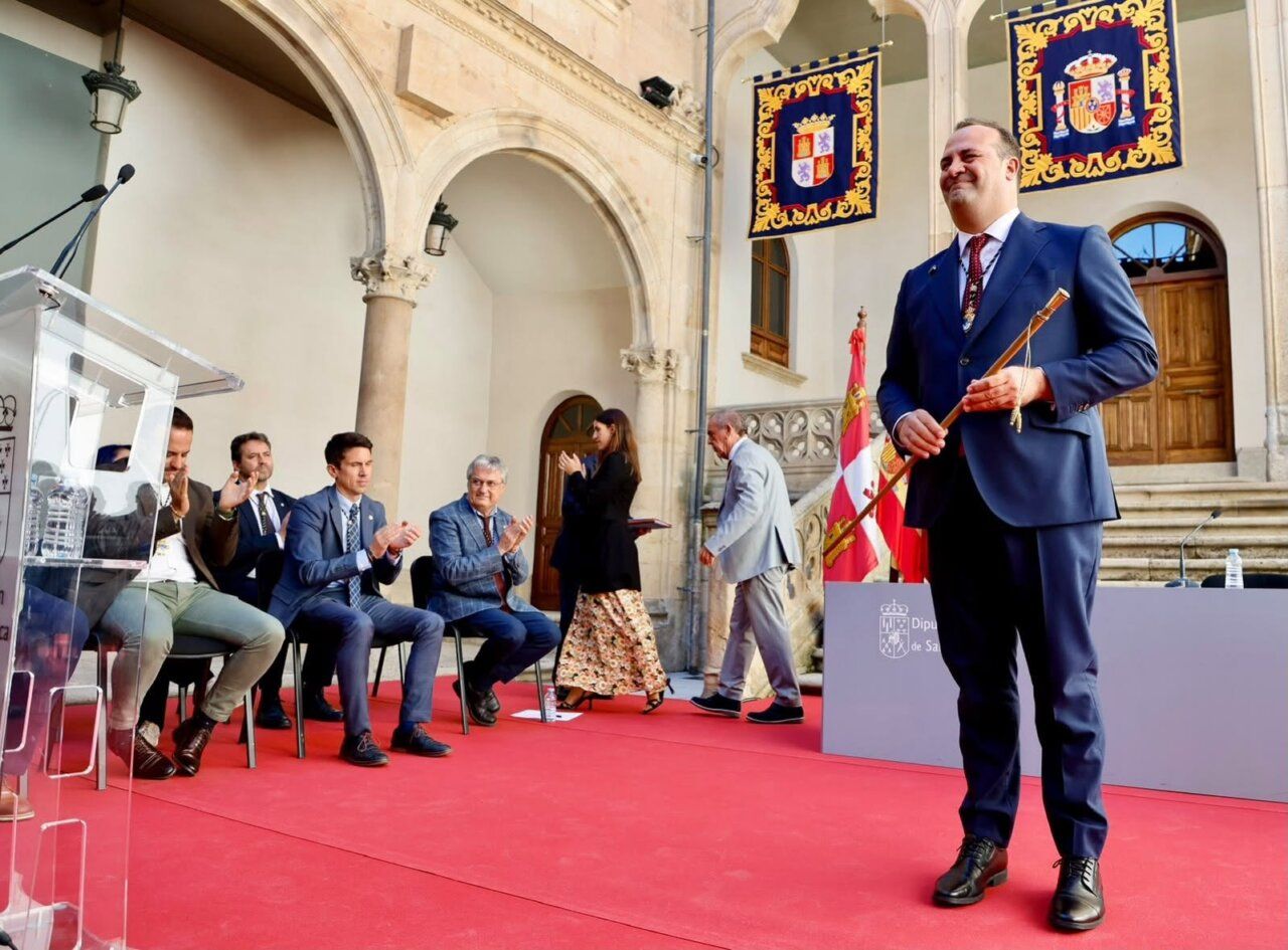 David Mingo en el pleno extraordinario de la Diputación de Salamanca