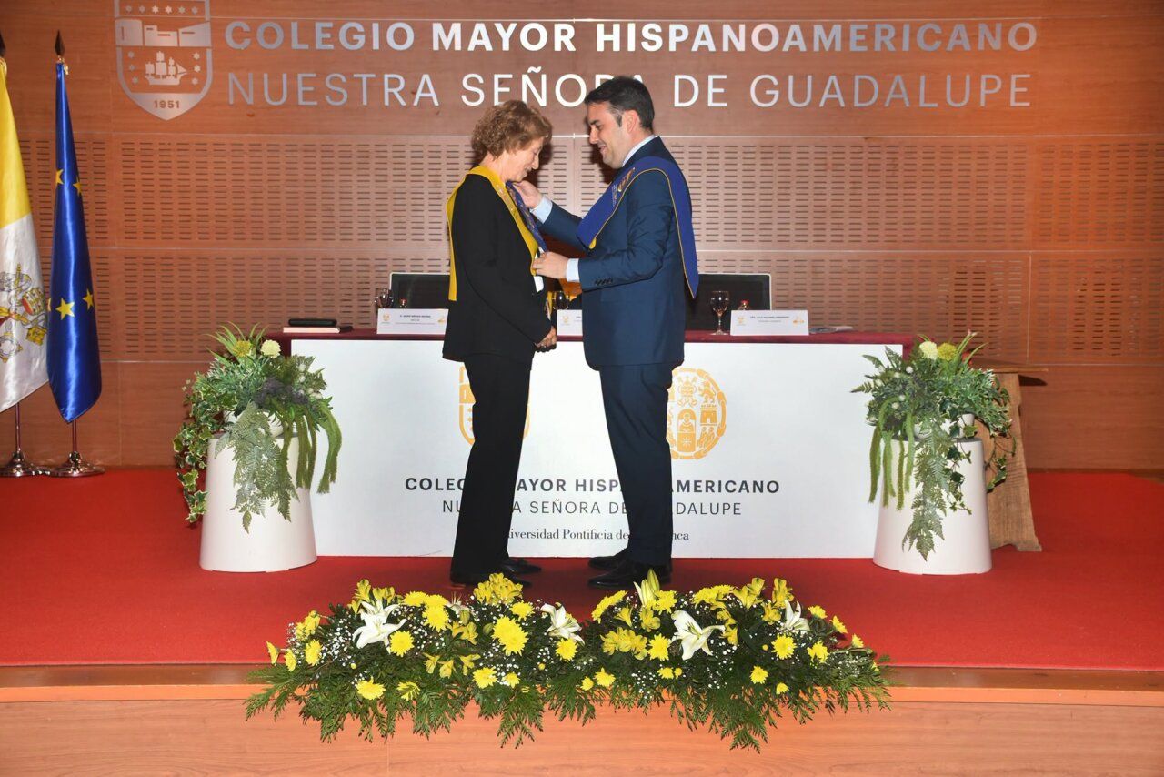 Ceremonia en el Colegio Mayor Hispanoamericano Nuestra Señora de Guadalupe