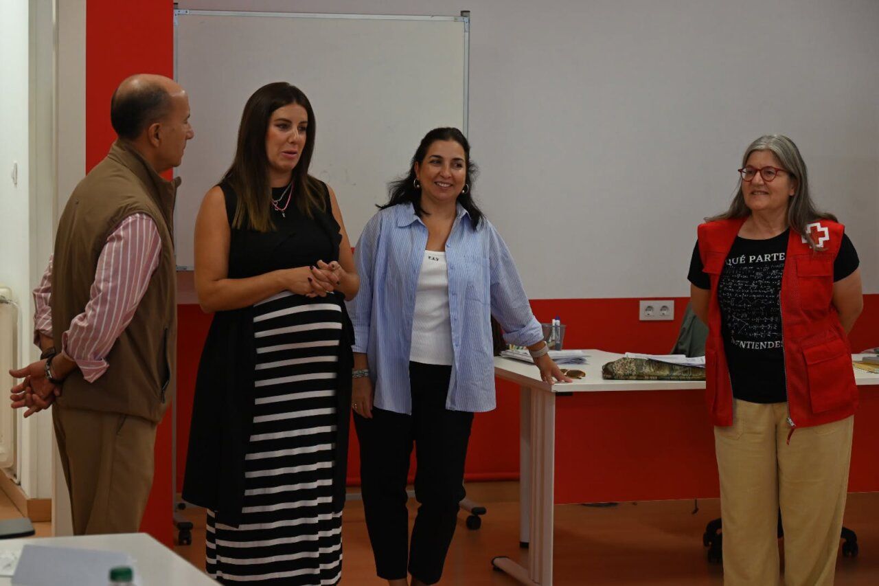 Representantes de Cruz Roja en un curso sobre empleo en Ciudad Rodrigo