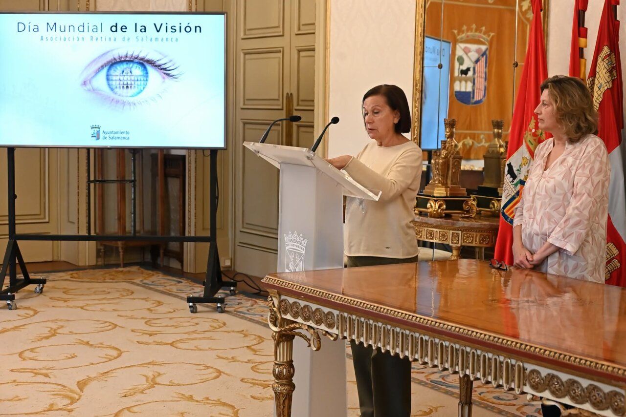 Evento del Día Mundial de la Visión en Salamanca con presentadoras