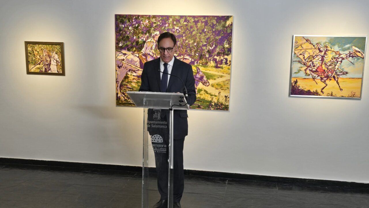 Inauguración de la exposición El Quijote de Salamanca en la Torre de los Anaya