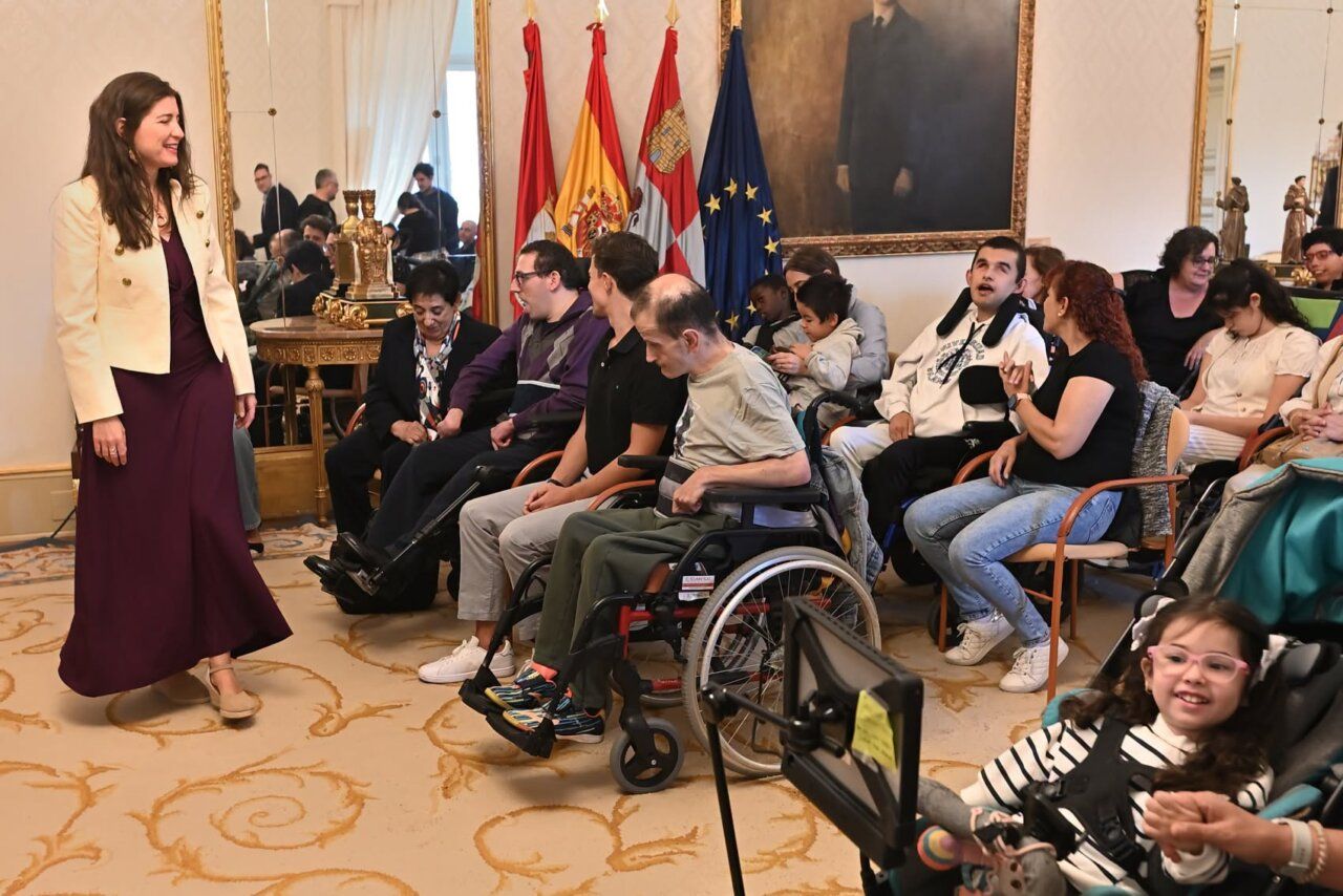 Evento en Salamanca por el Día Mundial de la Parálisis Cerebral con participantes y asistentes.