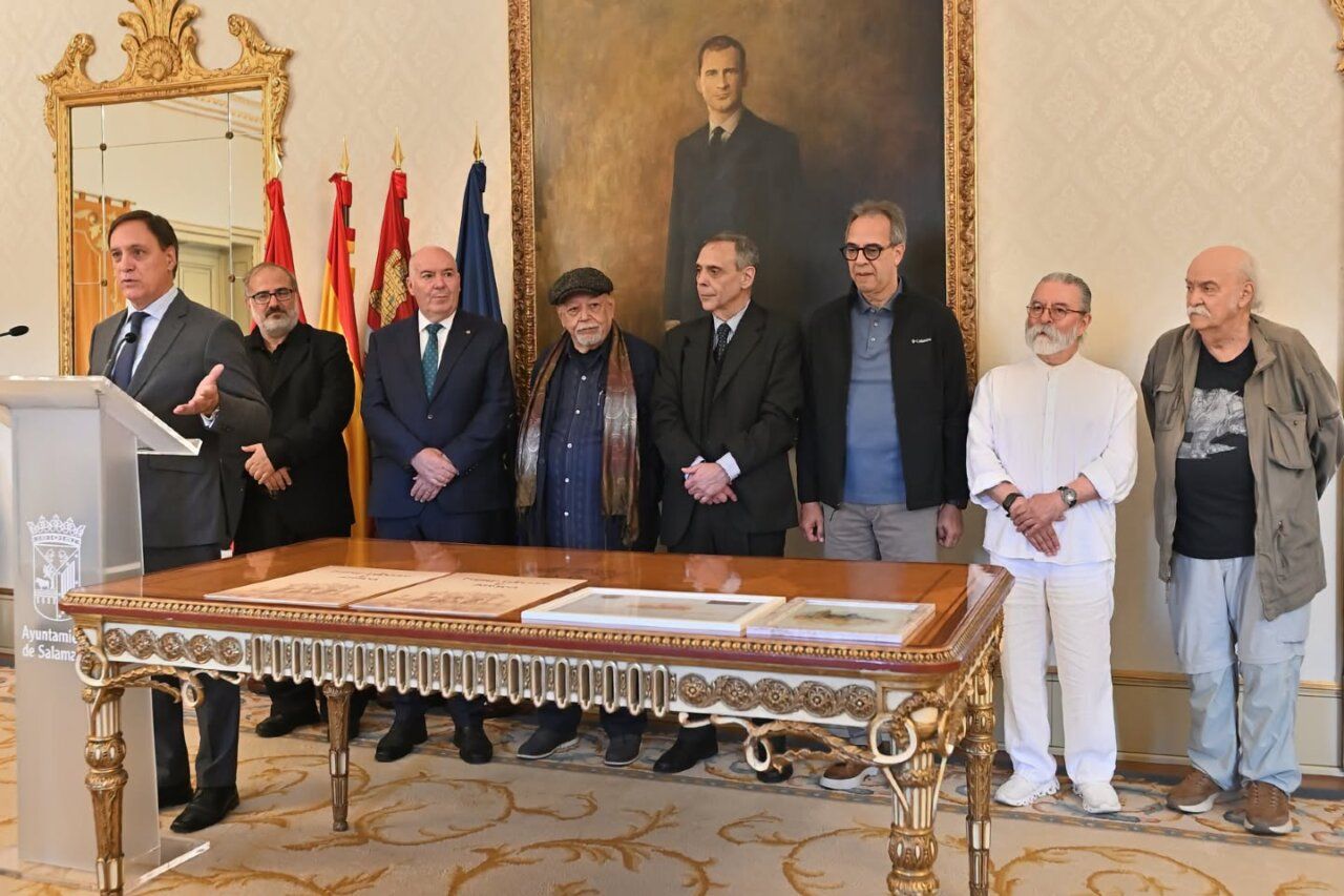 Ceremonia de nombramiento de Rafael Courtoisie y José Pulido en Salamanca